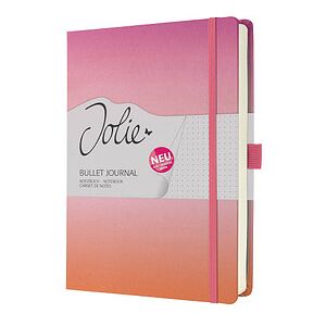 SIGEL Notizbuch JOLIE Bullet ca. DIN A5 punktkariert, pink/rosa/orange Hardcover 200 Seiten, 1 St. SIGEL Notizbuch JOLIE Bullet ca. DIN A5 punktkariert, pink/rosa/orange Hardcover 200 Seiten, 1 St.