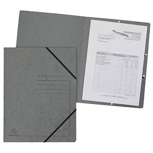 Exacompta Eckspanner DIN A4 dunkelgrau, 5 St. Exacompta Eckspanner DIN A4 dunkelgrau, 5 St.