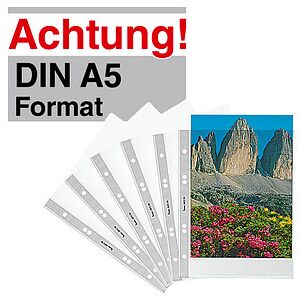 bene Prospekthüllen DIN A5 glasklar glatt 0,10 mm, 50 St. bene Prospekthüllen DIN A5 glasklar glatt 0,10 mm, 50 St.