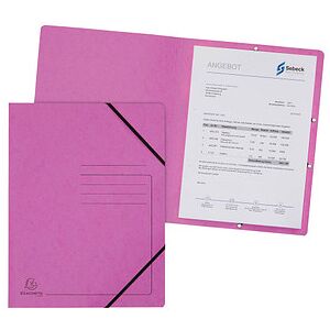 Exacompta Eckspanner DIN A4 pink, 5 St. Exacompta Eckspanner DIN A4 pink, 5 St.