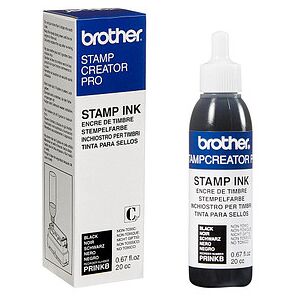 brother PR-INK B Stempelfarbe schwarz 1 St. brother PR-INK B Stempelfarbe schwarz 1 St.