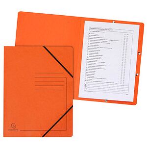 Exacompta Eckspanner DIN A4 orange, 5 St. Exacompta Eckspanner DIN A4 orange, 5 St.