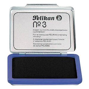 Pelikan Stempelkissen Nr. 3 blau 7,0 x 5,0 cm, 1 St. Pelikan Stempelkissen Nr. 3 blau 7,0 x 5,0 cm, 1 St.