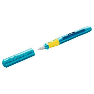 Pelikan Pelikano® Junior Patronenfüller türkis/gelb A (für Anfänger), 1 St. Pelikan Pelikano® Junior Patronenfüller türkis/gelb A (für Anfänger), 1 St.