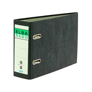 ELBA rado A5 quer Ordner schwarz marmoriert Karton 7,5 cm DIN A5 quer, 1 St. ELBA rado A5 quer Ordner schwarz marmoriert Karton 7,5 cm DIN A5 quer, 1 St.