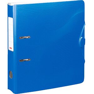 BRUNNEN WAVE Ordner azur Kunststoff 7,0 cm DIN A4, 1 St. BRUNNEN WAVE Ordner azur Kunststoff 7,0 cm DIN A4, 1 St.