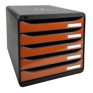 Exacompta Schubladenbox Big-Box Plus mandarin 3097288D, DIN A4 mit 5 Schubladen, 1 St. Exacompta Schubladenbox Big-Box Plus mandarin 3097288D, DIN A4 mit 5 Schubladen, 1 St.