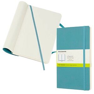 MOLESKINE Notizbuch Classic ca. DIN A5 blanko, riff blau Softcover 240 Seiten, 1 St. MOLESKINE Notizbuch Classic ca. DIN A5 blanko, riff blau Softcover 240 Seiten, 1 St.