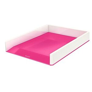 LEITZ Briefablage WOW Duo Colour perlweiß/pink DIN A4, 1 St. LEITZ Briefablage WOW Duo Colour perlweiß/pink DIN A4, 1 St.