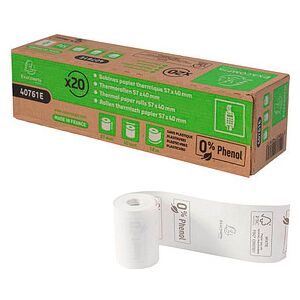 Exacompta Thermorollen 5,7 cm x 18,0 m, 20 Rollen Exacompta Thermorollen 5,7 cm x 18,0 m, 20 Rollen
