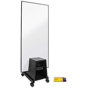 SIGEL Whiteboard-Set mit Ständer Single-use Meet up 90,0 x 180,0 cm weiß/schwarz Aluminium SIGEL Whiteboard-Set mit Ständer Single-use Meet up 90,0 x 180,0 cm weiß/schwarz Aluminium