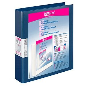VELOFLEX VELODUR® Präsentationsringbücher 2-Ringe blau 4,6 cm DIN A4, 10 St. VELOFLEX VELODUR® Präsentationsringbücher 2-Ringe blau 4,6 cm DIN A4, 10 St.