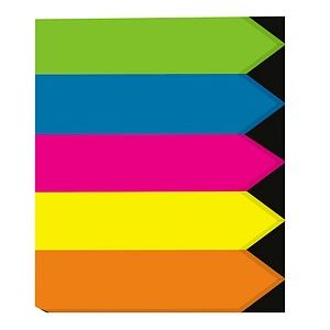 SIGEL TRANSPARENT Haftmarker farbsortiert 5x 40 Streifen SIGEL TRANSPARENT Haftmarker farbsortiert 5x 40 Streifen