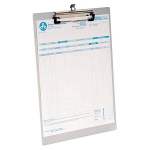 WESTCOTT Klemmbrett E-17001 00 DIN A4 silber Aluminium, 1 St. WESTCOTT Klemmbrett E-17001 00 DIN A4 silber Aluminium, 1 St.