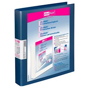 VELOFLEX VELODUR® Präsentationsringbücher 2-Ringe blau 4,0 cm DIN A4, 10 St. VELOFLEX VELODUR® Präsentationsringbücher 2-Ringe blau 4,0 cm DIN A4, 10 St.