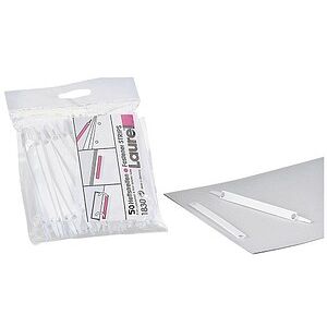 Laurel Heftstreifen EASY CLIP Abheftstreifen weiß Kunststoff, 50 St. Laurel Heftstreifen EASY CLIP Abheftstreifen weiß Kunststoff, 50 St.