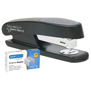 RAPESCO® Heftgerät Germ-Savvy ECO Sting Ray schwarz, 1 St. RAPESCO® Heftgerät Germ-Savvy ECO Sting Ray schwarz, 1 St.