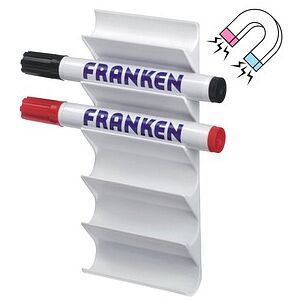 FRANKEN Stiftehalter weiß Acryl 6 Fächer 7,5 x 1,2 x 16,0 cm FRANKEN Stiftehalter weiß Acryl 6 Fächer 7,5 x 1,2 x 16,0 cm