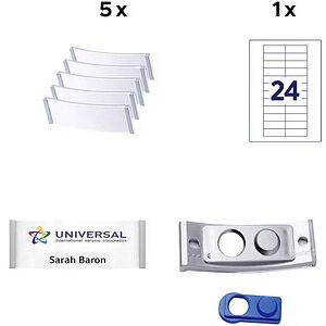 AVERY Zweckform Namensschilder mit Magnet 68,0 x 22,0 mm, 1 Set AVERY Zweckform Namensschilder mit Magnet 68,0 x 22,0 mm, 1 Set