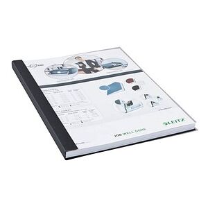 LEITZ Buchbindemappen schwarz Softcover für 71 - 105 Blatt DIN A4, 10 St. LEITZ Buchbindemappen schwarz Softcover für 71 - 105 Blatt DIN A4, 10 St.