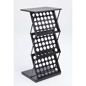 update displays Prospektständer schwarz DIN A3, DIN A4 3 Fächer 52,0 x 52,0 x 93,7 cm, 1 St. update displays Prospektständer schwarz DIN A3, DIN A4 3 Fächer 52,0 x 52,0 x 93,7 cm, 1 St.