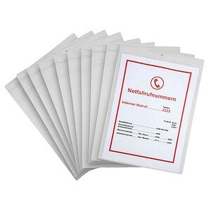 EICHNER Sichttaschen DIN A4 transparent glatt 0,20 mm, 10 St. EICHNER Sichttaschen DIN A4 transparent glatt 0,20 mm, 10 St.