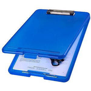 helit Klemmbrett the clip H2532030 DIN A4 blau transluzent Kunststoff, 1 St. helit Klemmbrett the clip H2532030 DIN A4 blau transluzent Kunststoff, 1 St.