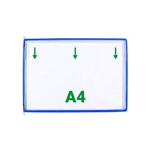 tarifold Sichttafeln mit 5 Aufsteckreitern DIN A4 quer blau, Öffnung oben, 20 St. tarifold Sichttafeln mit 5 Aufsteckreitern DIN A4 quer blau, Öffnung oben, 20 St.