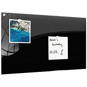 ALLboards Glas-Magnettafel 90,0 x 60,0 cm schwarz ALLboards Glas-Magnettafel 90,0 x 60,0 cm schwarz