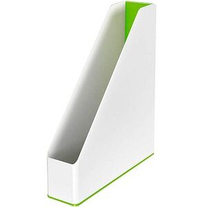 LEITZ Stehsammler WOW Duo Colour 53621054 perlweiß/grün Kunststoff, DIN A4, 1 St. LEITZ Stehsammler WOW Duo Colour 53621054 perlweiß/grün Kunststoff, DIN A4, 1 St.