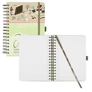 SIGEL Notizbuch mit Spirale Jolie® ca. DIN A5 blanko, braun, grün, rosa Hardcover 240 Seiten, 1 St. SIGEL Notizbuch mit Spirale Jolie® ca. DIN A5 blanko, braun, grün, rosa Hardcover 240 Seiten, 1 St.