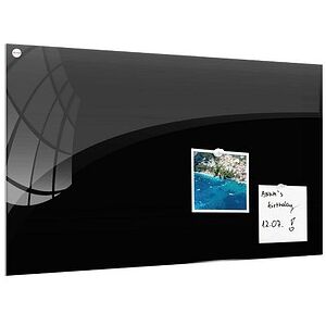 ALLboards Glas-Magnettafel 150,0 x 120,0 cm schwarz ALLboards Glas-Magnettafel 150,0 x 120,0 cm schwarz