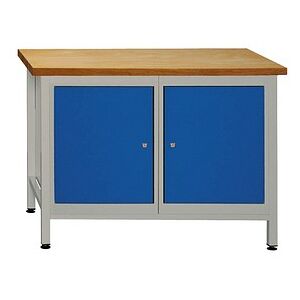 ADB Werkbank lichtgrau, blau 120,0 x 60,0 x 84,0 cm ADB Werkbank lichtgrau, blau 120,0 x 60,0 x 84,0 cm