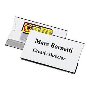 DURABLE Namensschilder mit Magnet 7,5 x 4,0 cm, 25 St. DURABLE Namensschilder mit Magnet 7,5 x 4,0 cm, 25 St.