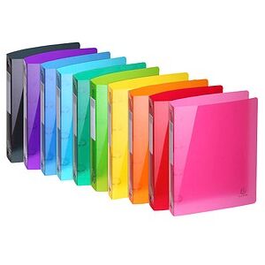 Exacompta Iderama Ringbücher 4-Ringe farbsortiert 4,0 cm DIN A4, 10 St. Exacompta Iderama Ringbücher 4-Ringe farbsortiert 4,0 cm DIN A4, 10 St.