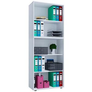 VCM my office Aktenregal Lona XXL weiß 70,0 x 37,0 x 183,0 cm, 1 St. VCM my office Aktenregal Lona XXL weiß 70,0 x 37,0 x 183,0 cm, 1 St.