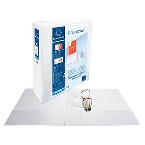 Exacompta Kreacover Ringbuch 2-Ringe weiß 7,5 cm DIN A4, 1 St. Exacompta Kreacover Ringbuch 2-Ringe weiß 7,5 cm DIN A4, 1 St.