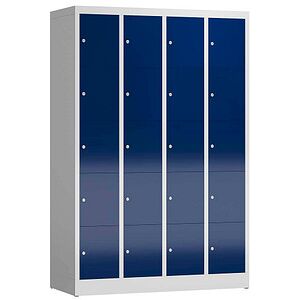 ClassiX Schließfachschrank enzianblau, lichtgrau X-520541 - 20 Fächer ClassiX Schließfachschrank enzianblau, lichtgrau X-520541 - 20 Fächer