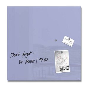 SIGEL Glas-Magnettafel artverum® 48,0 x 48,0 cm lavendel SIGEL Glas-Magnettafel artverum® 48,0 x 48,0 cm lavendel