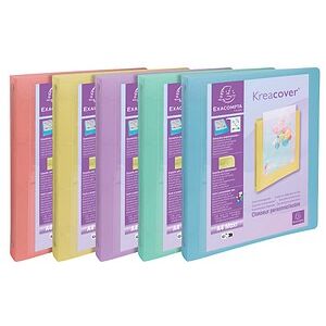 Exacompta Kreacover Präsentationsringbuch 4-Ringe farbsortiert 4,0 cm DIN A4, 15 St. Exacompta Kreacover Präsentationsringbuch 4-Ringe farbsortiert 4,0 cm DIN A4, 15 St.