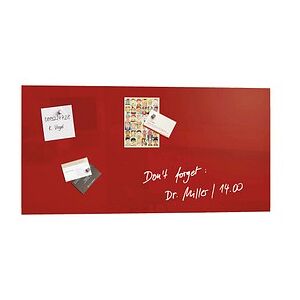 SIGEL Glas-Magnettafel artverum® 91,0 x 46,0 cm rot SIGEL Glas-Magnettafel artverum® 91,0 x 46,0 cm rot