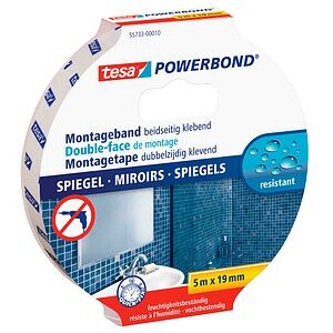 tesa Montageband POWERBOND 55733 doppelseitiges Klebeband 19,0 mm x 5,0 m, 1 Rolle tesa Montageband POWERBOND 55733 doppelseitiges Klebeband 19,0 mm x 5,0 m, 1 Rolle