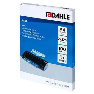 DAHLE Laminierfolien glänzend für A4 125 micron, 100 St. DAHLE Laminierfolien glänzend für A4 125 micron, 100 St.