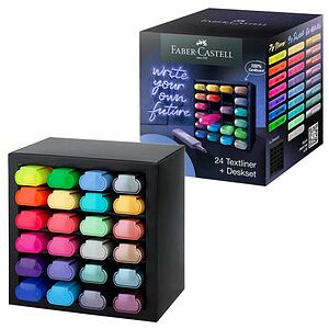 FABER-CASTELL TL 46 Textmarker farbsortiert, 24 St. FABER-CASTELL TL 46 Textmarker farbsortiert, 24 St.