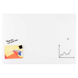 FRANKEN Glas-Magnettafel 60,0 x 45,0 cm weiß FRANKEN Glas-Magnettafel 60,0 x 45,0 cm weiß