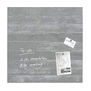 SIGEL Glas-Magnettafel artverum® 48,0 x 48,0 cm Design Sichtbeton SIGEL Glas-Magnettafel artverum® 48,0 x 48,0 cm Design Sichtbeton