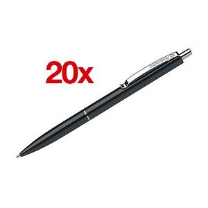 Schneider Kugelschreiber K15 schwarz, Schreibfarbe: schwarz, 20 St. Schneider Kugelschreiber K15 schwarz, Schreibfarbe: schwarz, 20 St.