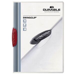 DURABLE Klemmhefter SWINGCLIP rot, 25 St. DURABLE Klemmhefter SWINGCLIP rot, 25 St.