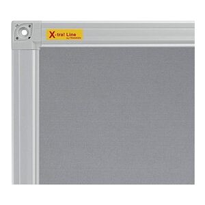 FRANKEN Pinnwand X-tra!Line 90,0 x 60,0 cm Textil grau FRANKEN Pinnwand X-tra!Line 90,0 x 60,0 cm Textil grau