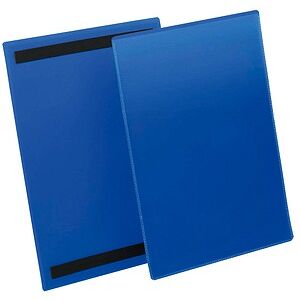 DURABLE Magnettaschen blau A4, 50 St. DURABLE Magnettaschen blau A4, 50 St.